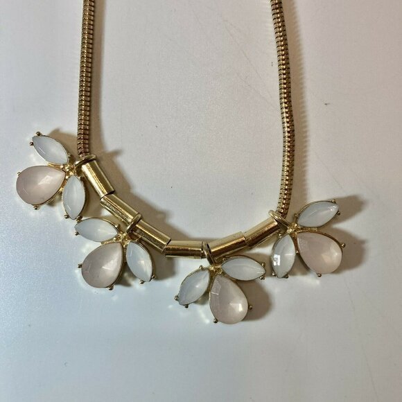 Goldtone Snakechain Spring Shades Necklace - Picture 1 of 9